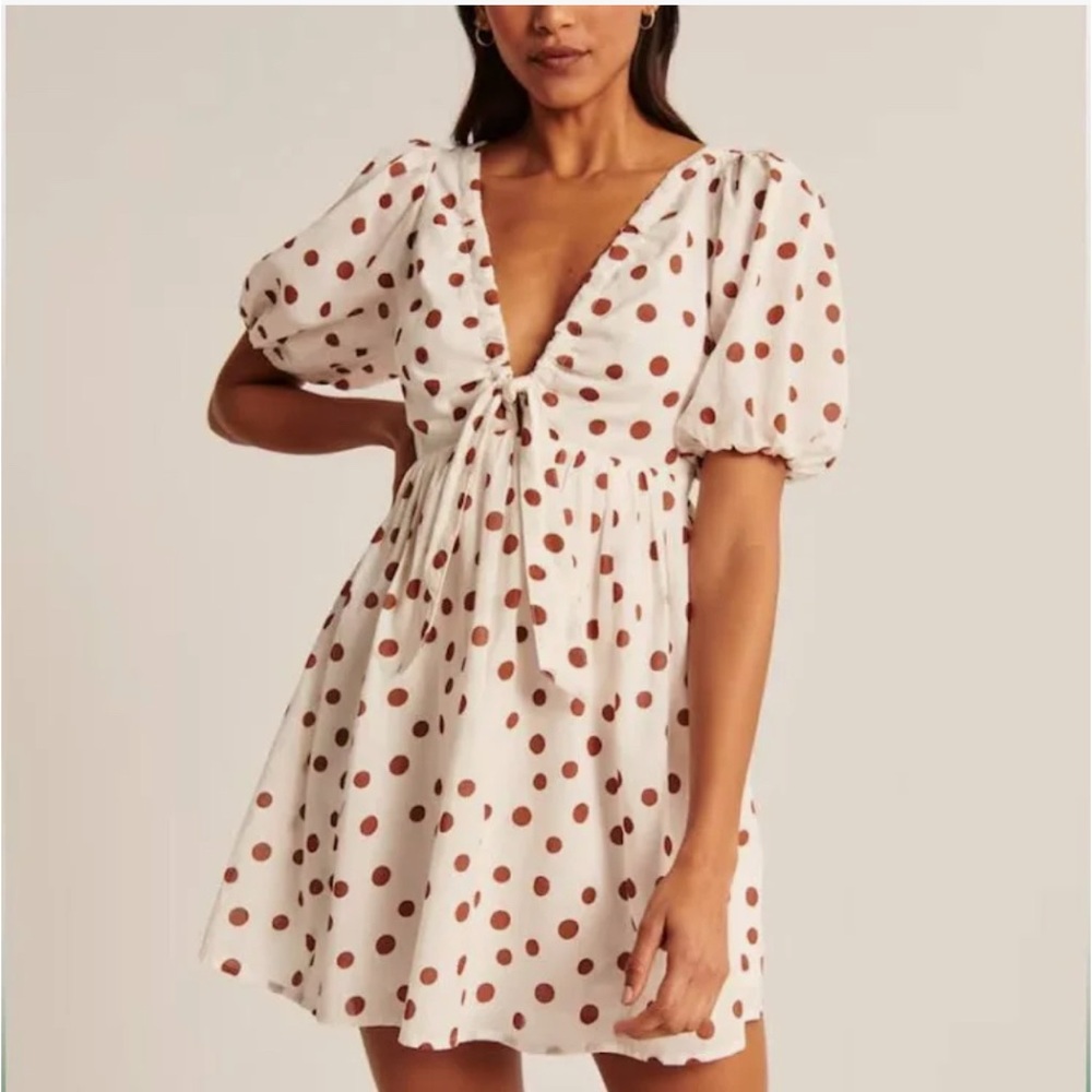 Abercrombie polka dot dress